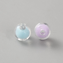 100Pcs Transparent Acrylic Beads&nbsp;TACR-SZC0003-02
