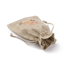 Jute Cloth Storage Pouches&nbsp;ABAG-TAC0001-11D