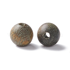 天然な白檀のビーズ  ラウンド  オリーブ  6mm  穴：1.2mm  約580個/100g&nbsp;WOOD-F008-02E