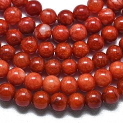 Natural Malaysia Jade Beads Strands&nbsp;G-L645-A01-6mm-09