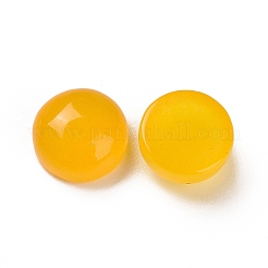 Natural Yellow Jade Cabochons&nbsp;G-E492-H-20