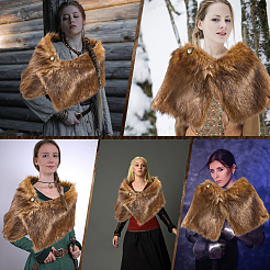 Artificial Wool Shawls&nbsp;AJEW-WH20020-213B-01