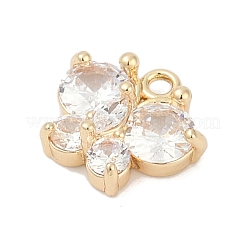 Brass Micro Pave Cubic Zirconia Pendants&nbsp;LS-KK-Z094-16G-02