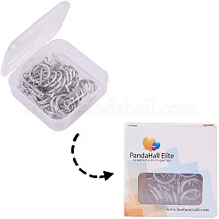 304ステンレススチールトグル留め具  ステンレス鋼色  リング：20.5x15.5x2mm  穴：3mm  バー：23x7x2mm  穴：3mm  30セット /箱  梱包箱：5.4x5.3x2cm&nbsp;STAS-PH0018-30P