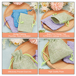 Burlap Packing Pouches&nbsp;ABAG-PH0002-07-WH