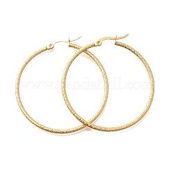201 Stainless Steel Hoop Earrings&nbsp;EJEW-Q026-07G