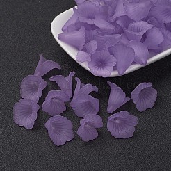 Transparent Acrylic Bead Caps&nbsp;X-PL551-C08