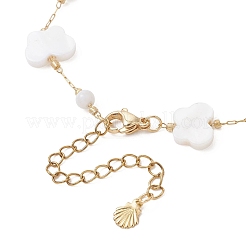Natural Shell Beads Link Bracelets&nbsp;BJEW-JB13121