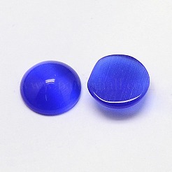 キャッツアイカボション  半円  ブルー  8x3mm&nbsp;CE-J002-8mm-03