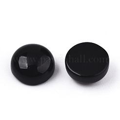 Natural Black Onyx Cabochons&nbsp;G-N326-59A