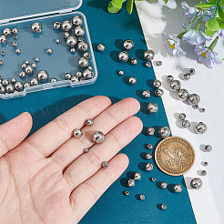 304ステンレススチールコードエンドキャップ  メモリワイヤエンドキャップ  ラウンド  ステンレス鋼色  3~8x2~3mm  穴：2mm  100個/箱&nbsp;STAS-UN0010-88P