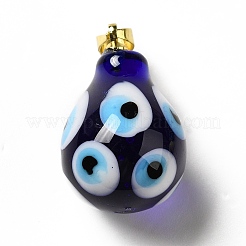 Handmade Evil Eye Lampwork Pendants&nbsp;LAMP-F026-04F