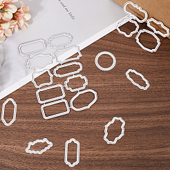 Label Frame Theme Carbon Steel Cutting Dies Stencils&nbsp;DIY-WH20007-66