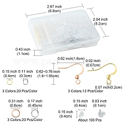 36Pcs 3 Style 316 Surgical Stainless Steel Earring Hooks&nbsp;DIY-FS0003-29