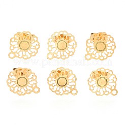 304 Stainless Steel Stud Earring Findings&nbsp;STAS-S079-35A