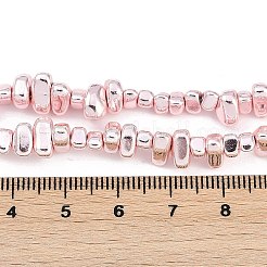 Baking Paint Electroplated Synthetic Non-magnetic Hematite Beads Strands&nbsp;G-H072-D01-01B