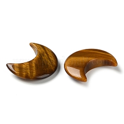 Natural Tiger Eye Moon Palm Stones&nbsp;G-M416-04C