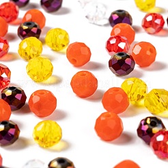 500Pcs 5Colors Electroplate Glass Beads&nbsp;EGLA-LS0001-01B