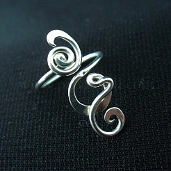 Boho Adjustable Brass Twisted Wire Wrapped Long Toe Rings&nbsp;FS-WGE7B88-01