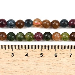 Natural Green Jade Imitation Tourmaline Beads Strands&nbsp;G-B046-08D-6mm