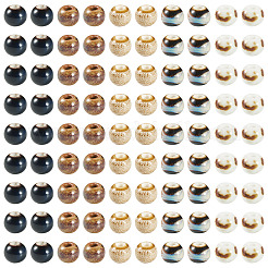 100Pcs 5 Colors Handmade Porcelain Beads&nbsp;PORC-TA0001-52A