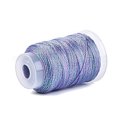 メタリック糸入りの9本撚りナイロン弦5巻  ミディアム蘭  0.5mm  約98.43ヤード（90m）/ロール&nbsp;OCOR-Q062-01A