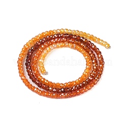 Transparent Gradient Color Cubic Zirconia Strand&nbsp;ZIRC-NH0002-01J