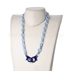 Personalized Acrylic Cable Chain Necklaces&nbsp;NJEW-JN02898-01
