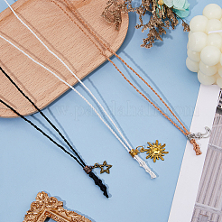 9Pcs 3 Styles Waxed Polyester Cord Necklace Sets&nbsp;NJEW-HS00001