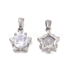 Cubic Zirconia Charms&nbsp;STAS-P216-11P