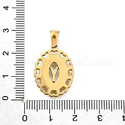 Golden 304 Stainless Steel Pendants&nbsp;STAS-K300-02G-Y