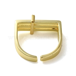 Open Brass with Cubic Zirconia Rings&nbsp;RJEW-B057-06G