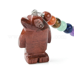 Penguin Natural Gemstone Keychain&nbsp;KEYC-F040-08
