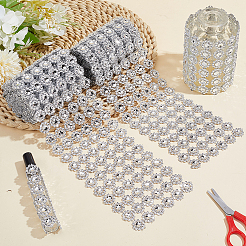 Acrylic & Rhinestone Mesh Wrap Roll&nbsp;DIY-WH0899-697B