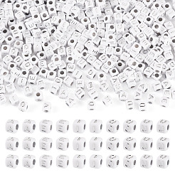 500Pcs 5 Styles Opaque Acrylic Beads&nbsp;OACR-TA0003-45