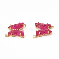 Glass Connector Charms&nbsp;KK-E068-VB402-2
