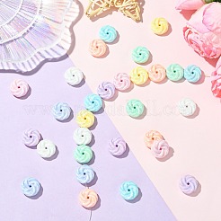 160Pcs 8 Colors Opaque Acrylic Beads&nbsp;PACR-CJ0001-44