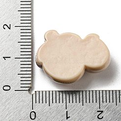 秋の不透明樹脂植物デコデンカボション  ドングリ  17.5x21.5x8.5mm&nbsp;CRES-I029-05A