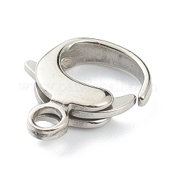 Tarnish Resistant 304 Stainless Steel Lobster Claw Clasps&nbsp;STAS-P283-02B-P
