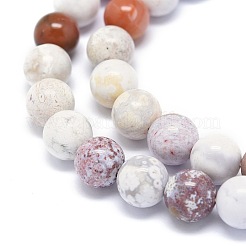 Natural Ocean Jasper Beads Strands&nbsp;G-O201A-15B