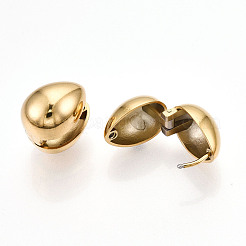 Ion Plating(IP) 304 Stainless Steel Hoop Earrings&nbsp;EJEW-C124-01A-G