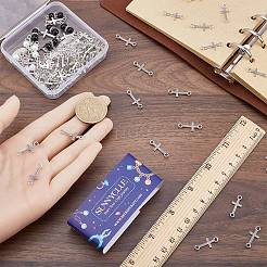 120Pcs Tibetan Style Alloy Connector Charms&nbsp;FIND-SC0007-92