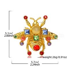 Beas Alloy Colorful Rhinestone Brooch for Backpack Clothes&nbsp;PW-WG3F6A3-01