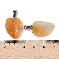 Natural Topaz Jade Pendants&nbsp;G-B127-01P-06