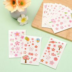 36Pcs 2 Style PVC Waterproof Self-Adhesive Picture Stickers&nbsp;STIC-SP0001-09D