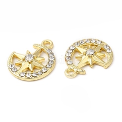 Alloy Rhinestone Pendants&nbsp;ALRI-P005-11G