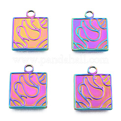 Ion Plating(IP) 201 Stainless Steel Pendants&nbsp;STAS-N098-256M