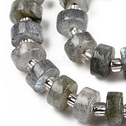 Natural Labradorite Beads Strands&nbsp;G-N327-07A