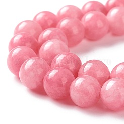 Dyed Natural White Jade Imitation Beads Strands&nbsp;G-I299-F-10mm