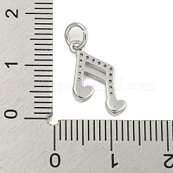Brass Micro Pave Clear Cubic Zirconia Charms&nbsp;KK-U021-09P